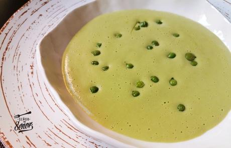 Crema de guisantes, una receta suave y deliciosa