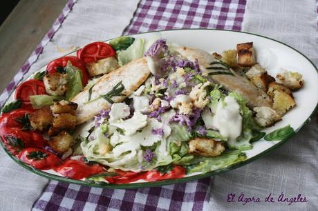 Ensalada César de otra manera 
