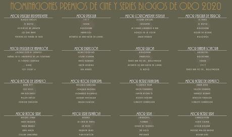 Nominaciones a los Blogos de Oro 2020 Nominaciones a los Blogos de Oro 2020