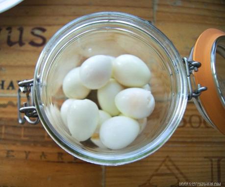 Huevos de codorniz en vinagre