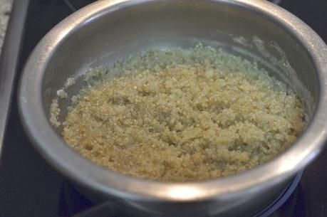 Potaje de garbanzos con chorizo y quinoa