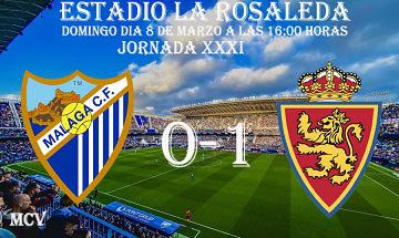 LA SUERTE ES ESQUIVA CON EL MÁLAGAEl Málaga cae derrotado... LA SUERTE ES ESQUIVA CON EL MÁLAGAEl Málaga cae derrotado...