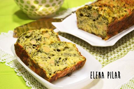 Pastel de espinacas y garbanzos