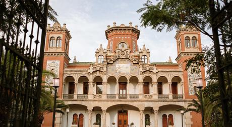 Boda boho chic dos novias | palacio de Larrinaga | Bodas de Cuento