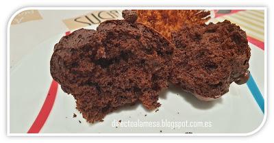 Magdalenas de chocolate