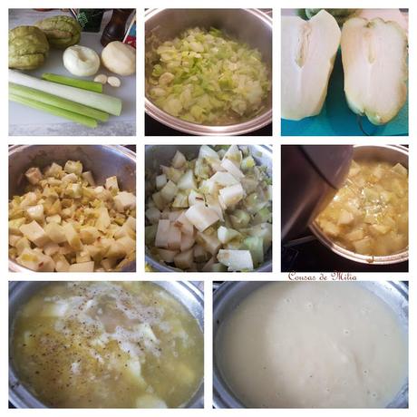 Crema de chayote #lunessincarne Crema de chayote #lunessincarne