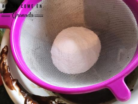 Coulant de chocolate y fresas