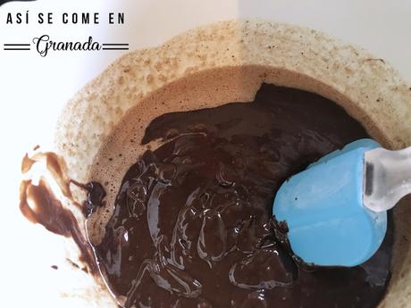 Coulant de chocolate y fresas