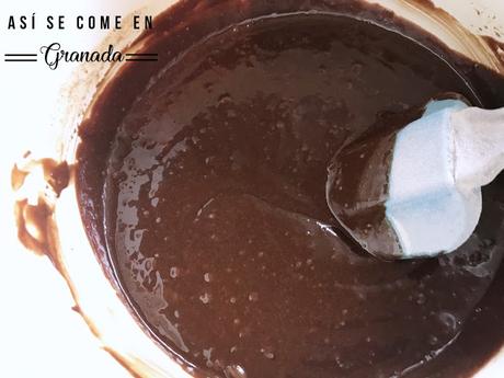 Coulant de chocolate y fresas