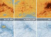 aire sobre China limpió rápido nunca bloqueos Coronavirus