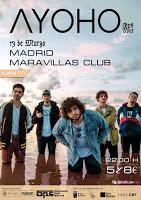 Concierto de Ayoho en la Sala Maravillas