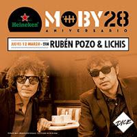 Concierto de Rubén Pozo y Lichis en Moby Dick Club