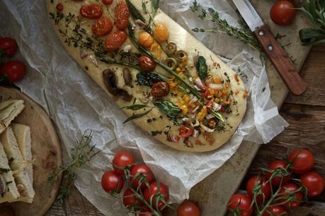 Coca de recapte solo verduras #lasangrealteraTS { la primavera viene con ingredientes de temporada}