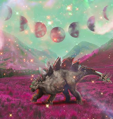 Los pósters new age con fauna del pasado de Lanss Lima