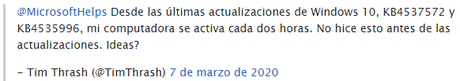 La actualización de Windows 10 KB4535996 está causando problemas de suspensión y en el rendimiento La actualización de Windows 10 KB4535996 está causando problemas de suspensión y en el rendimiento