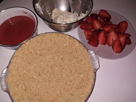 tarta de fresas