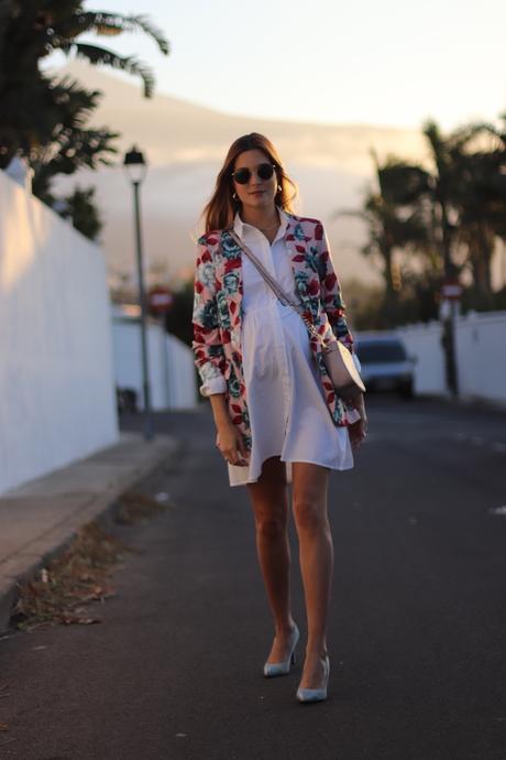 Flowered Blazer