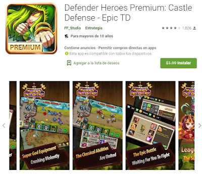 Juegos gratuitos para Android por tiempo limitado - Play Store (10 de marzo de 2020)