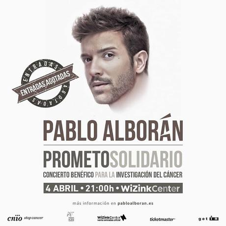 Aplazado el concierto benéfico de Pablo Alborán en el WiZink Center Aplazado el concierto benéfico de Pablo Alborán en el WiZink Center