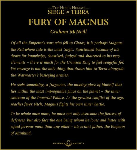 Fury of Magnus, de Graham McNeill: Revelada portada y sinopsis