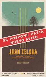 Juan Zelada aplaza su concierto en la Sala Independace
