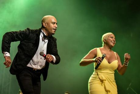 Edición XXXV del Festival Internacional Jazz Plaza 2020, Tributo a Juan Formell, Van Van 50 años con Dayramir González, invitados Camerata Romeu, Haila (D), Telmary, Alain Pérez, Barbarito Torres, Mayito Rivera, Robertón, Mandy Cantero (I), Teresa Yanet, Brenda Navarrete, Luna Manzanares y David Blanco, en la Sala Covarrubias del Teatro Nacional