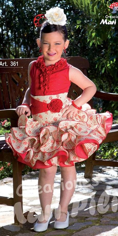 Falda flamenca niña