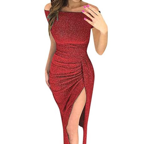 Falda Larga Con Top Corto Para Fiesta De Noche