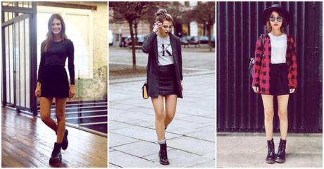 Combinar Falda Tubo Cuero Negra