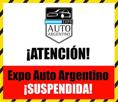 Suspensión de Expo Auto Argentino 2020