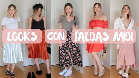 Look Falda Plisada Roja