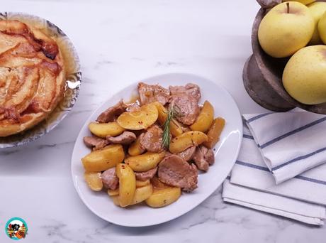 Solomillo de cerdo con manzanas