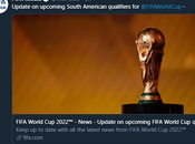 FIFA suspende eliminatorias sudamericanas para mundial Qatar 2022