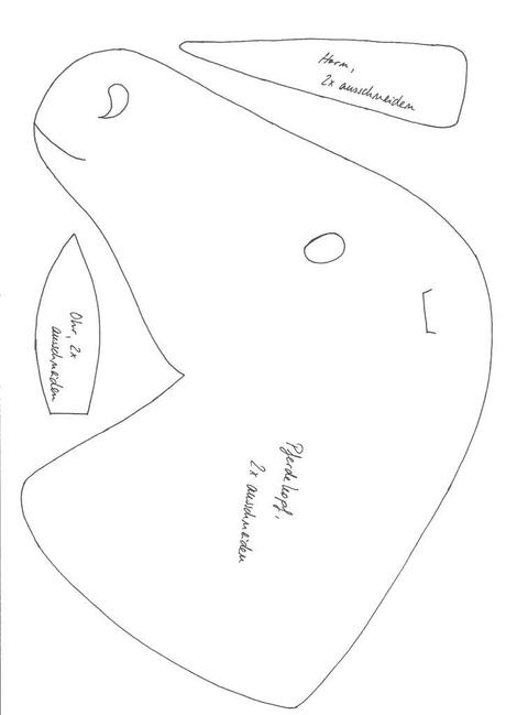 Einhorn Vorlage Zum Basteln Sie Können Auch In Ms Word Für Ihre Erstaunlich Inspiration Reparatur