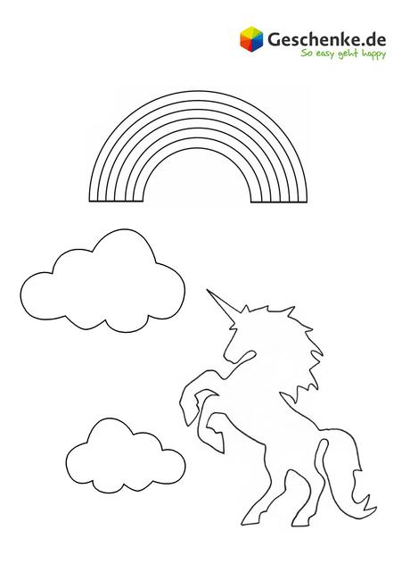 Einhorn Vorlage Zum Basteln Sie Können Auch In Ms Word Für Ihre Erstaunlich Inspiration Reparatur