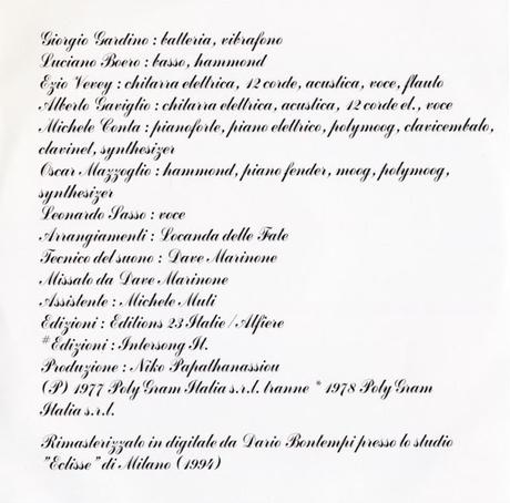 Locanda delle Fate - Forse Le Lucciole Non Si Amano Più (1977) Locanda delle Fate - Forse Le Lucciole Non Si Amano Più (1977)