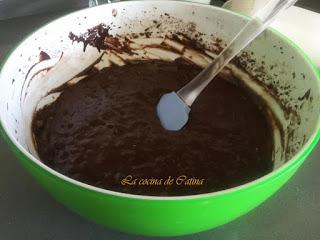 Bizcocho de chocolate y calabacín