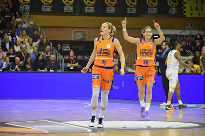 Galería de clics del Valencia Basket-CB Clarinos (cuartos de final de la Copa de la Reina de Salamanca)