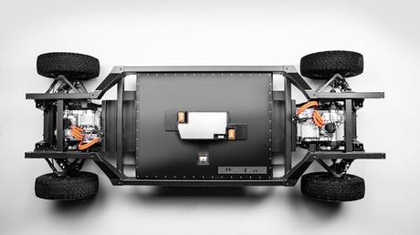 Bollinger Motors presenta un chasis eléctrico para camiones.