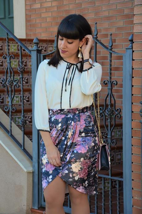 Falda velvet