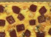 Quiche membrillo queso Stilton