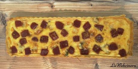Quiche de membrillo y queso Stilton Quiche de membrillo y queso Stilton