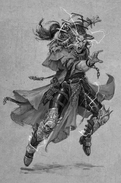 Tabla localizadora de poderes psíquicos de Necromunda, por Thorgor