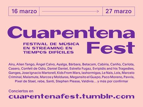 [Noticia] Cuarentena Fest y Yo Me Quedo En Casa Festival, dos festivales en streaming para hacer más llevadero el quedarse en casa