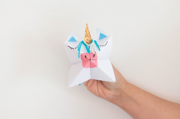 DIY: Marioneta unicornio comecocos