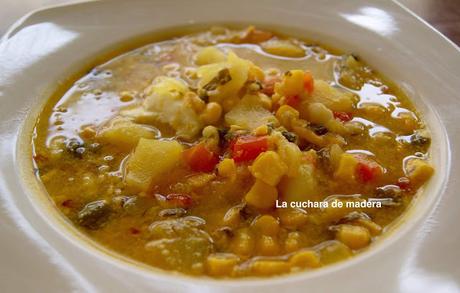 CALDO CILANTRO, CALDO DE MILLO Ó CALDO DE PAPAS