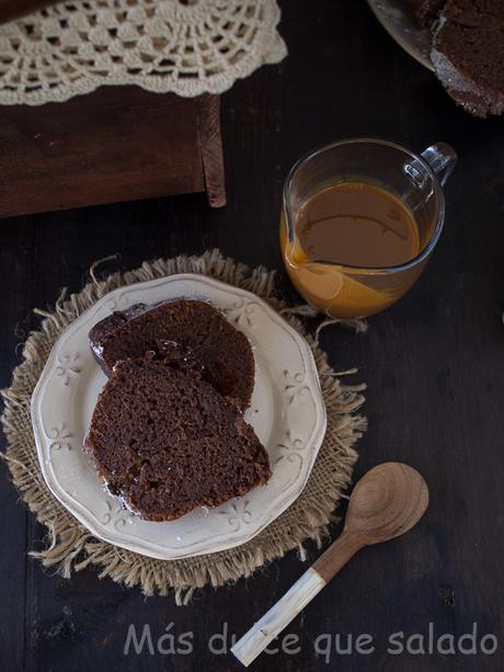 Bundt cake de chocolate y dulce de leche Bundt cake de chocolate y dulce de leche