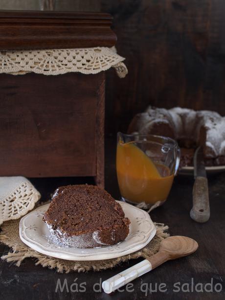 Bundt cake de chocolate y dulce de leche Bundt cake de chocolate y dulce de leche