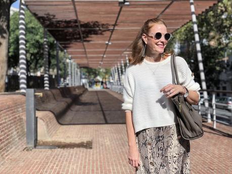 Falda Print Serpiente