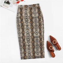 Falda Print Serpiente